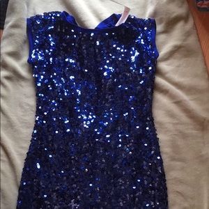 Sequined holiday dress L NWT